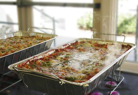 Food trays available for drop-off