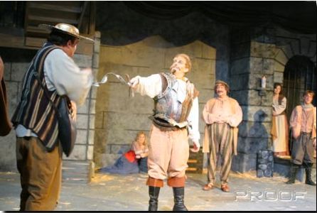 SCENIC DESIGN for "Man of LaMancha"