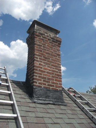 Chimney re-pointed