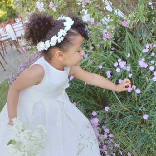 Flower girl at a Cape Cod wedding that I planned a