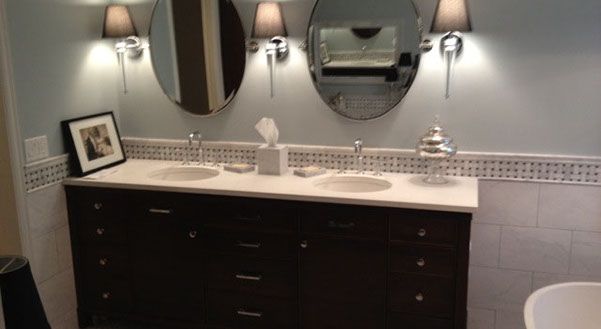 Bathroom remodel in Bellevue.