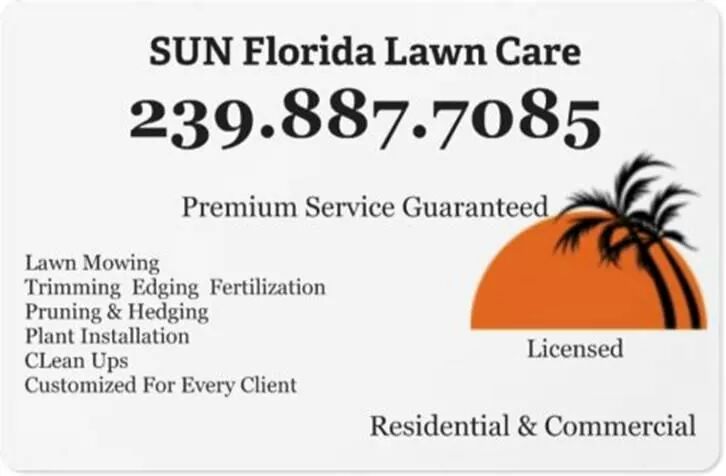 SUN Florida Lawn Care Inc.