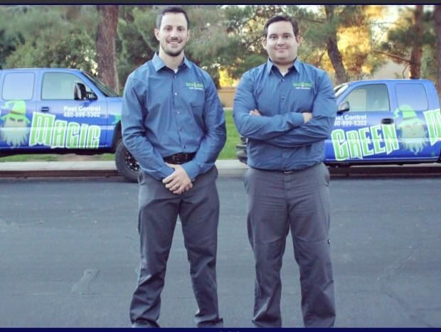 Matt(left) & John(right) owners at Green Magic Pes