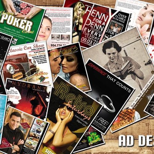 Collection of Print Ads Created