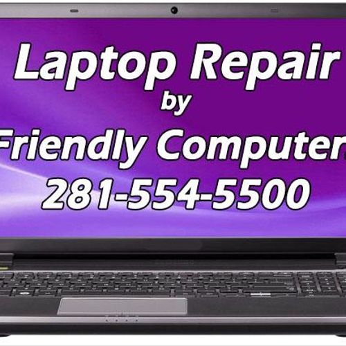 We can help with any laptop repair - viruses,runs 
