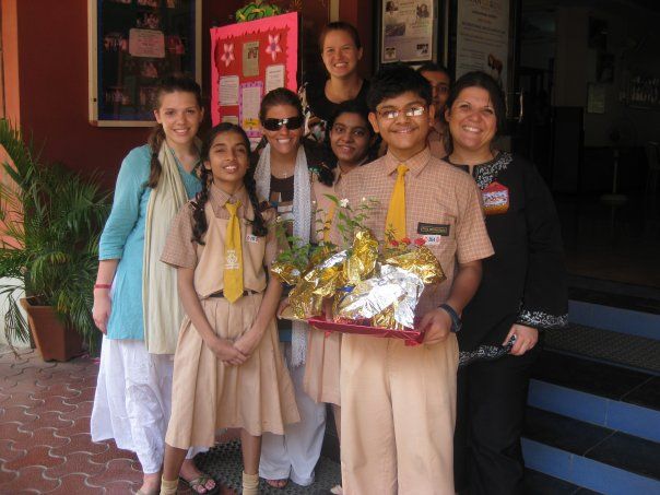 Students in Mumbai, India. 
Ryan International Sch