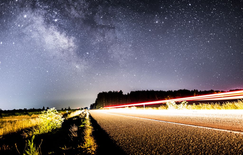 Milky Way rising over 99