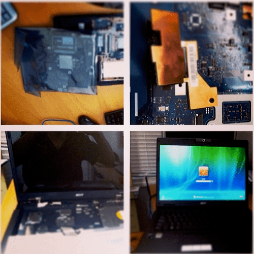 Laptop Motherboard replacement