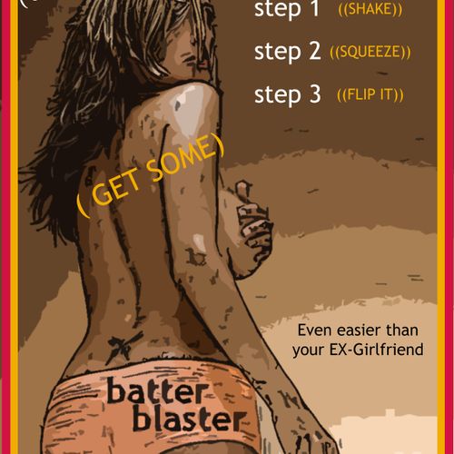 Print media campaign for Batter Blaster