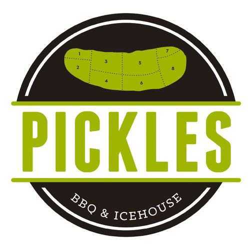 Pickles BBQ & Icehouse logo design, Gold Addy Awar