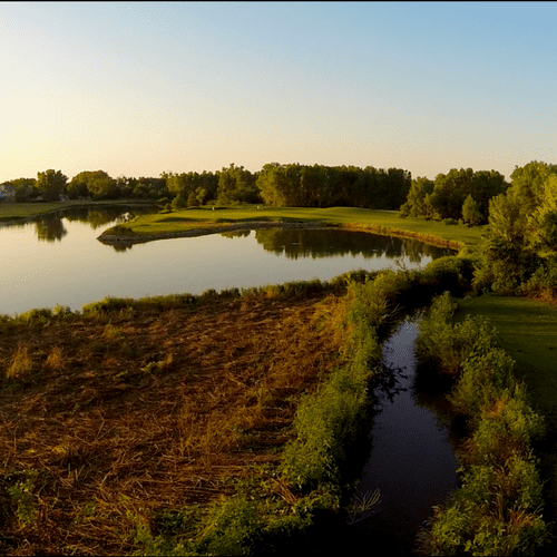Aerial photo at Auburn Hills Golf Course (Wichita,