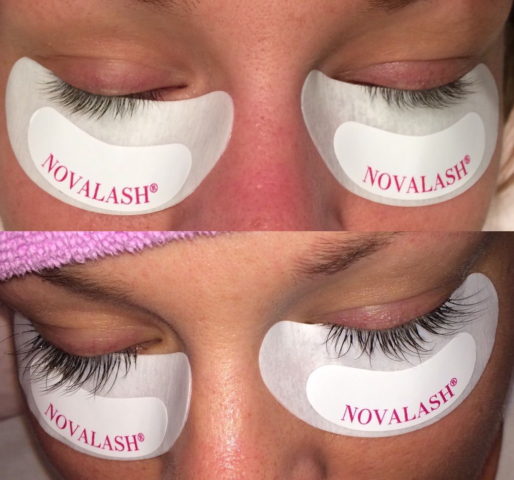 Novalash extensions top frame before bottom frame 