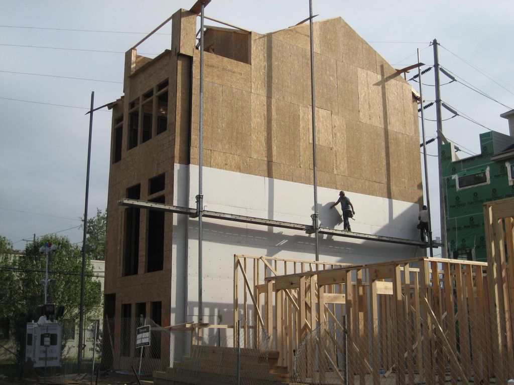 New home Construction Siding