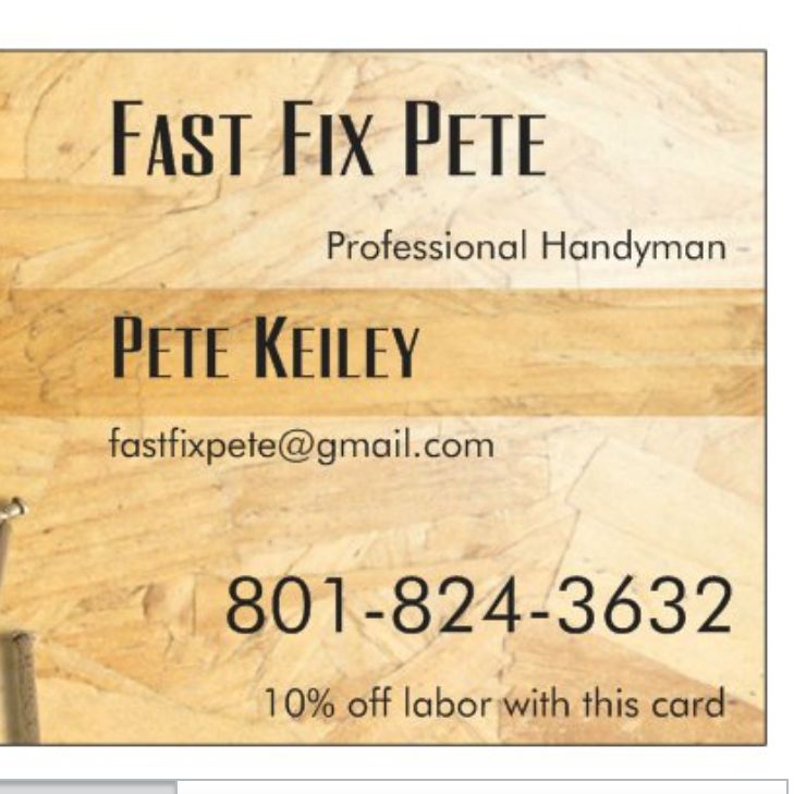 Fast Fix Pete