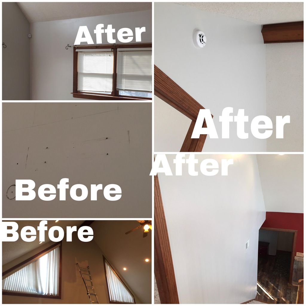 Bedroom Repaint - Before and After