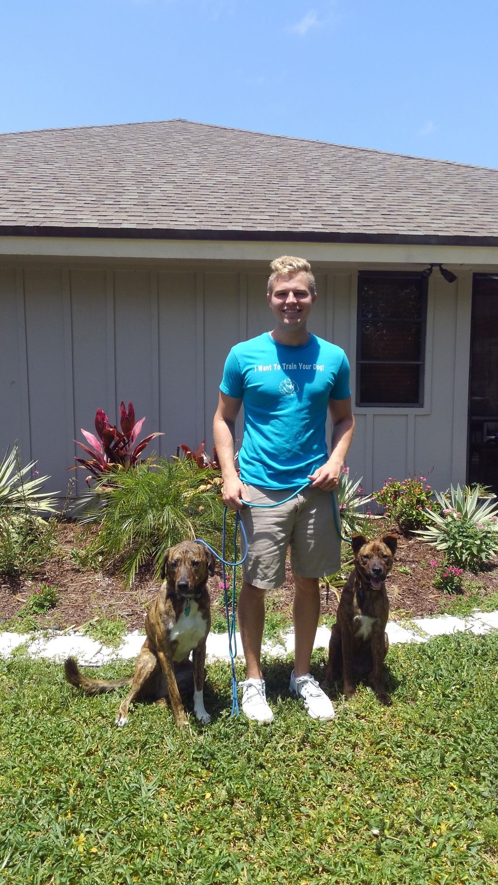 Here's my Pack! Athena on the left and Fish on the