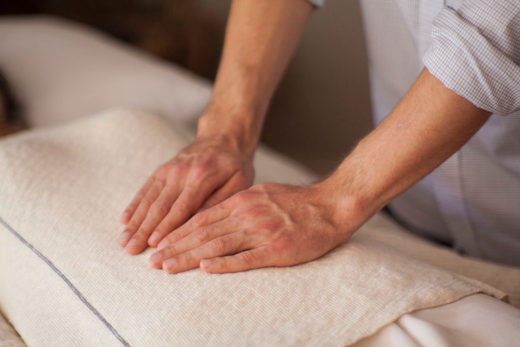 Reiki is often felt as warmth radiating from the p