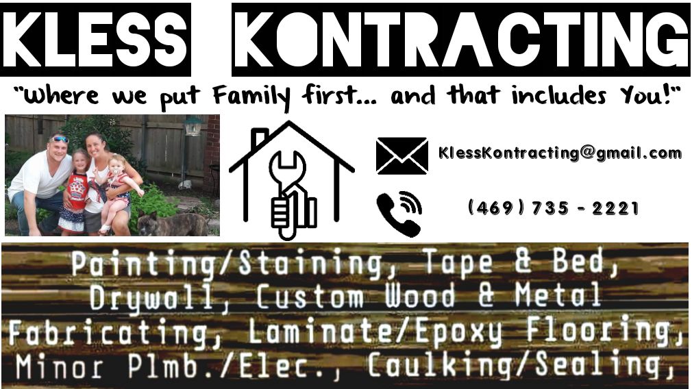 Kless Kontracting-Handy/Craftsman, SkilledServices
