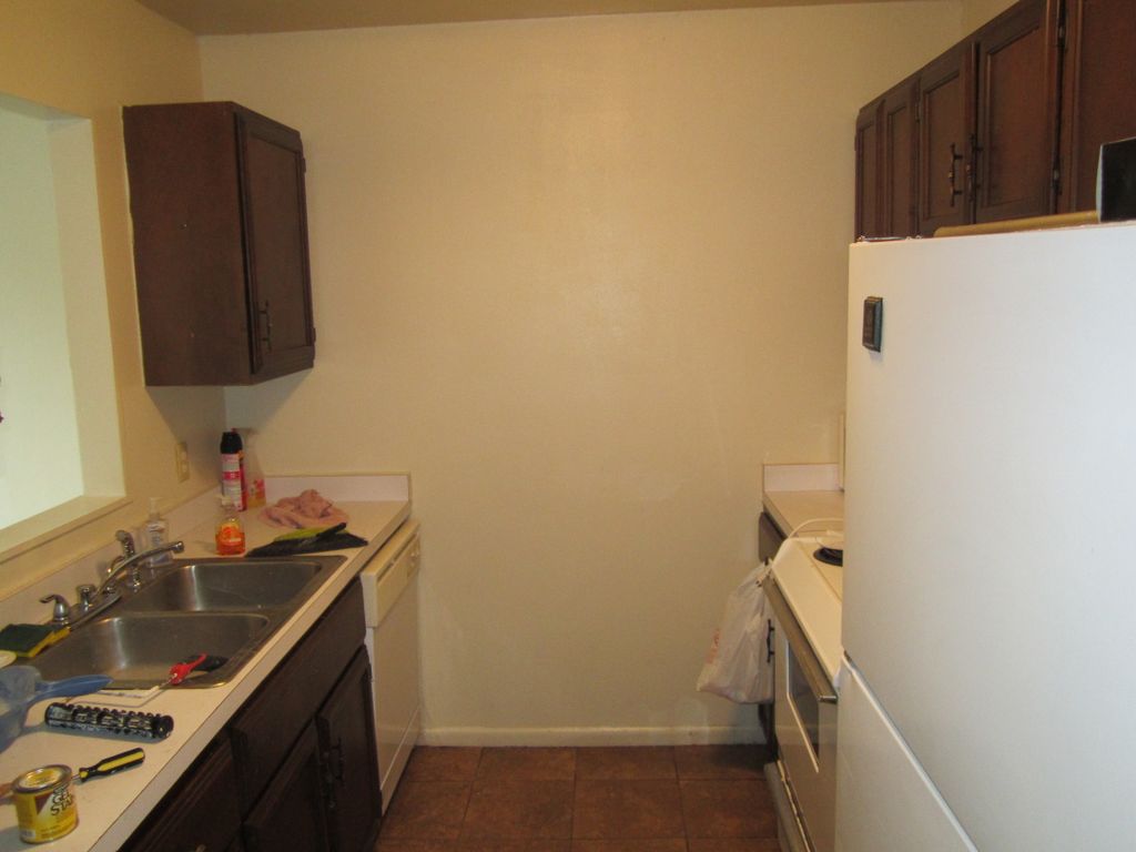 This is the kitchen wall "after" picture. I would 
