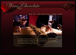 WineandChocolateJazz.com - Music Website for Origi