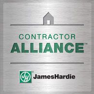 James Hardi Certified fiber board installers.
