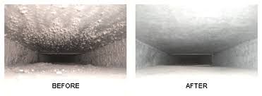 AIR DUCT- before and after.