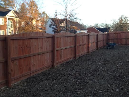 Arched top wooden fence 6ft