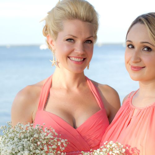 Beach Bride's Maids Key West Wedding