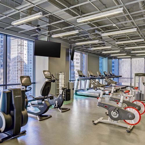 Interior Architectural Photography of Fitness Cent