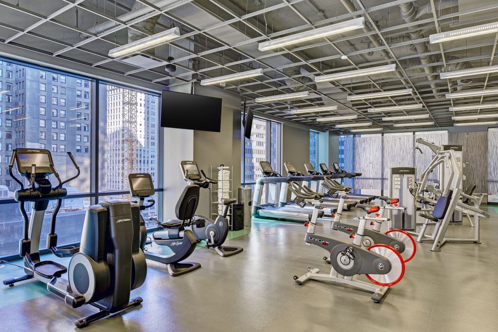 Interior Architectural Photography of Fitness Cent