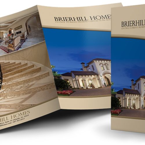 Presentation folders for Brierhill Homes, Orlando'