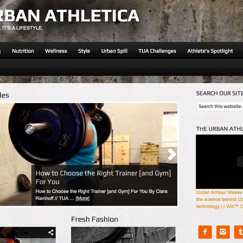 Excited to be contributing to The Urban Athletica,