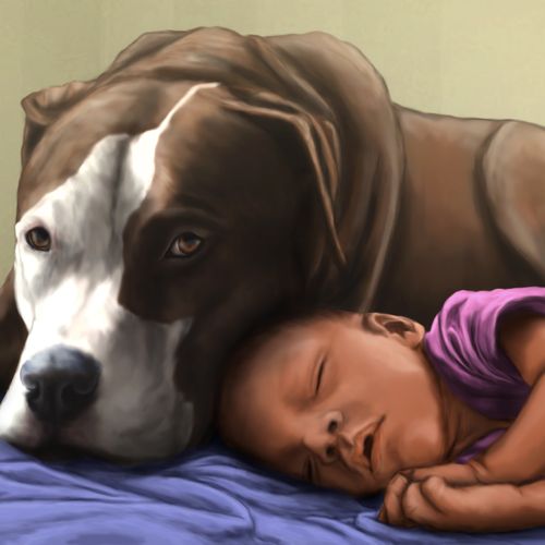 Nanny Dog. Illustration from Behind the Breed book