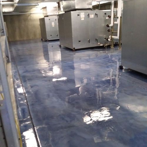 Complete application of Epoxy