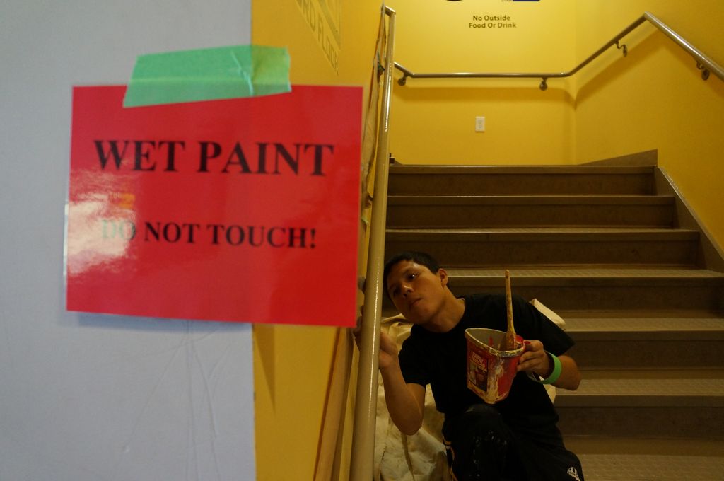 Painting for Gold's Gym Ogden