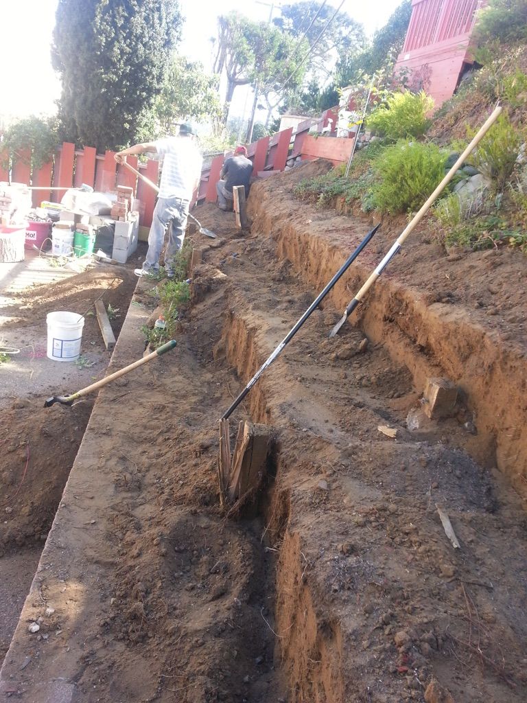 making a terraced garden