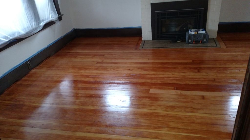 After sand, fill, and refinish