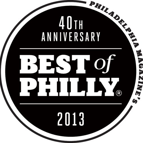 2013 Best of Philly Winner from Philadelphia Magaz