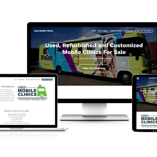 Used Mobile Clinic business.  Also utilizing SEO s
