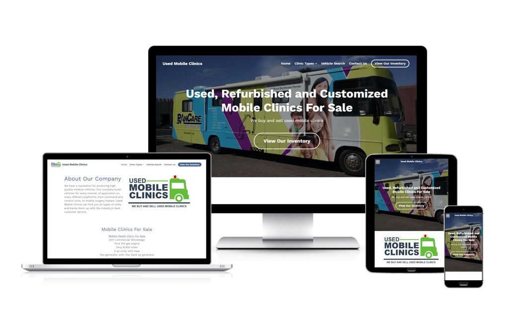 Used Mobile Clinic business.  Also utilizing SEO s