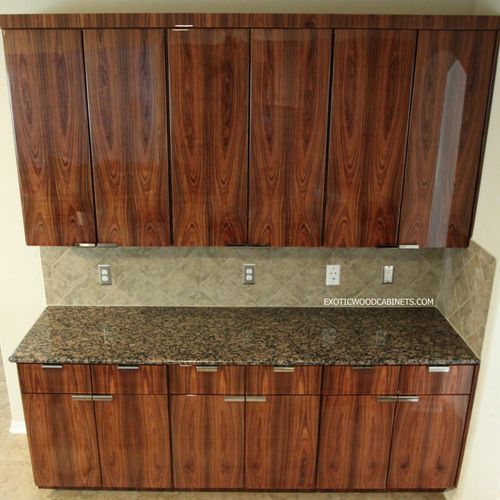 Bolivian Rosewood Cabinets