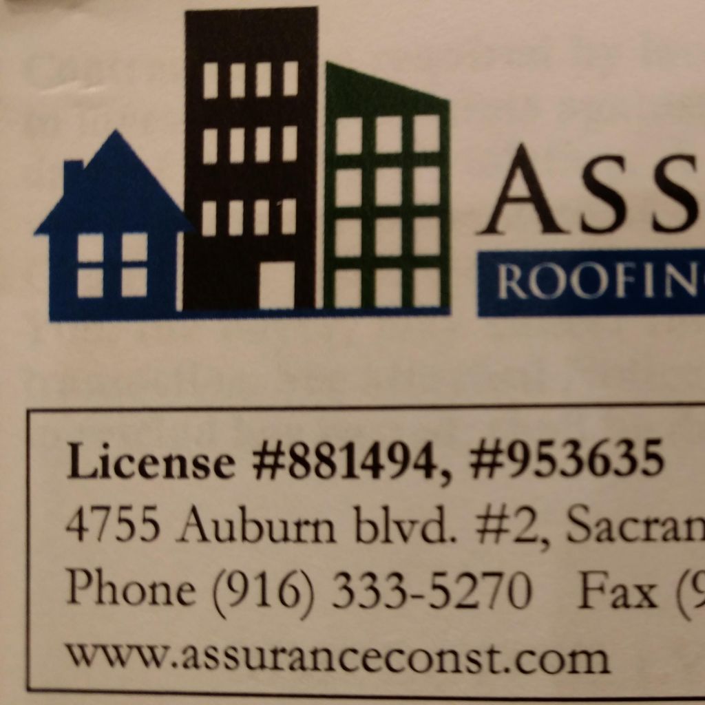 Assurance Roofing & Construction