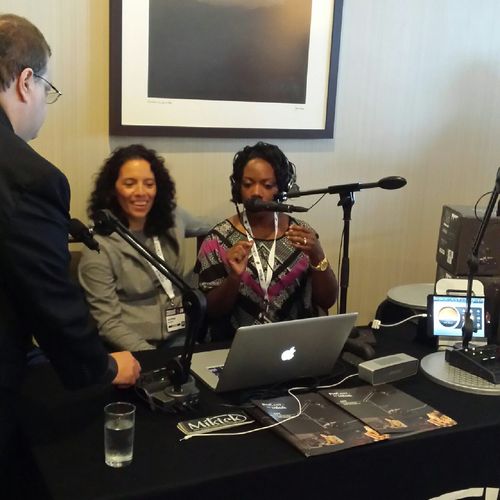 I was a panel speaker at the podcast movement 2014