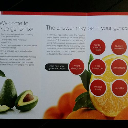 Genetic Testing for Personalized Nutrition availab