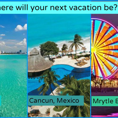 Where do you want to go for your next vacation? Co