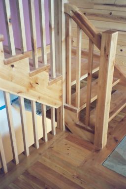 solid alder staircase 
http://www.woodweb.com/gall
