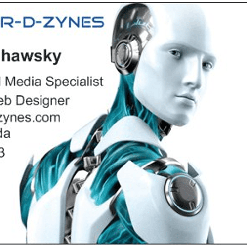 Cyber D Zynes business card