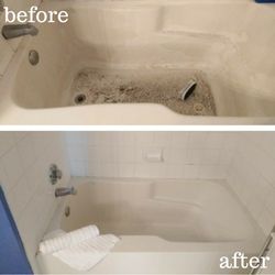 A whole new bathtub!