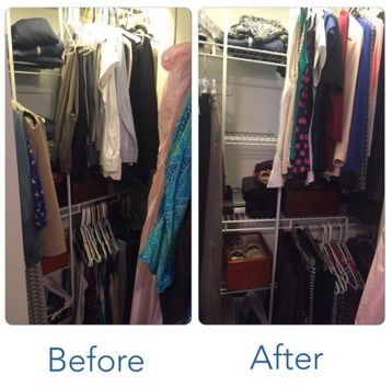 Wardrobe Makeover-Before and After