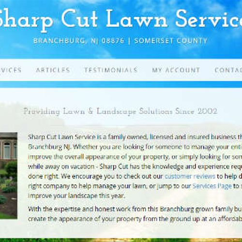 Sharp Cut Lawn Care, Branchburg NJ
Small business 
